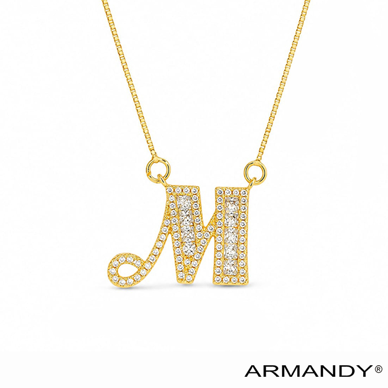 GARGANTILLA M ZIRCONIA CHAPA DE ORO 18 KT - Imagen 4